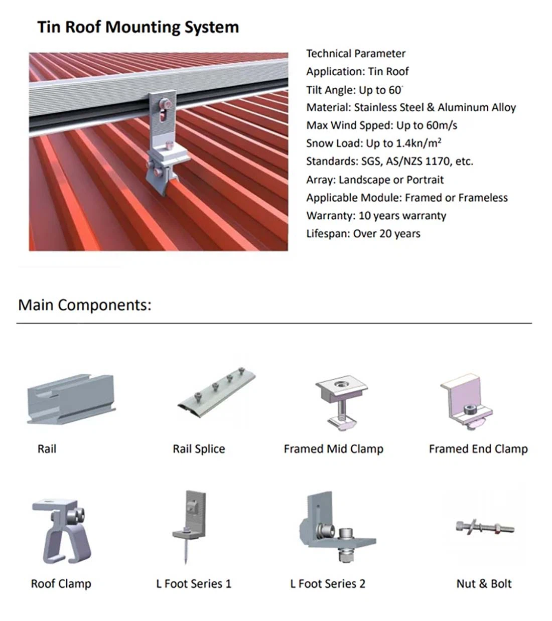 Solar panel mounts for metal roof Solar panel mounts for metal roof